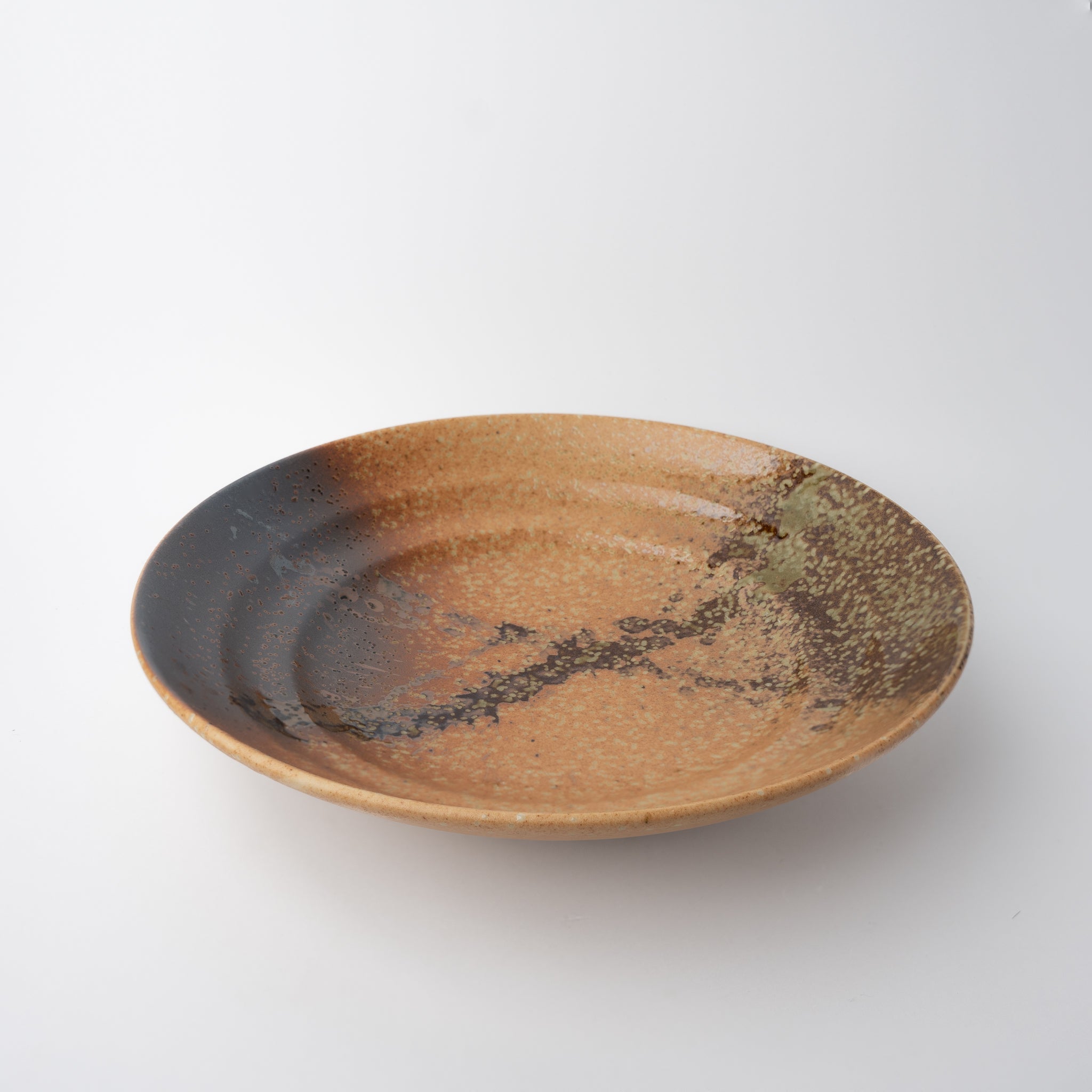 Serving Bowl Flat Base 29cm Wabi Sabi Glaze V637-C1015