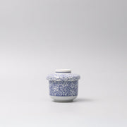 Cup Chawanmushi 170ml Blue Paisley Glaze V637-C1053