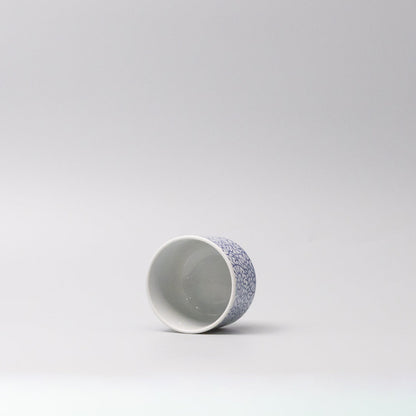 Cup Chawanmushi 170ml Blue Paisley Glaze V637-C1053