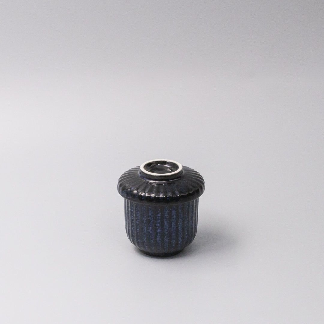 Cup Chawanmushi 170ml Indigo Blue Glaze V637-C1055