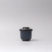 Cup Chawanmushi 170ml Indigo Blue Glaze V637-C1055