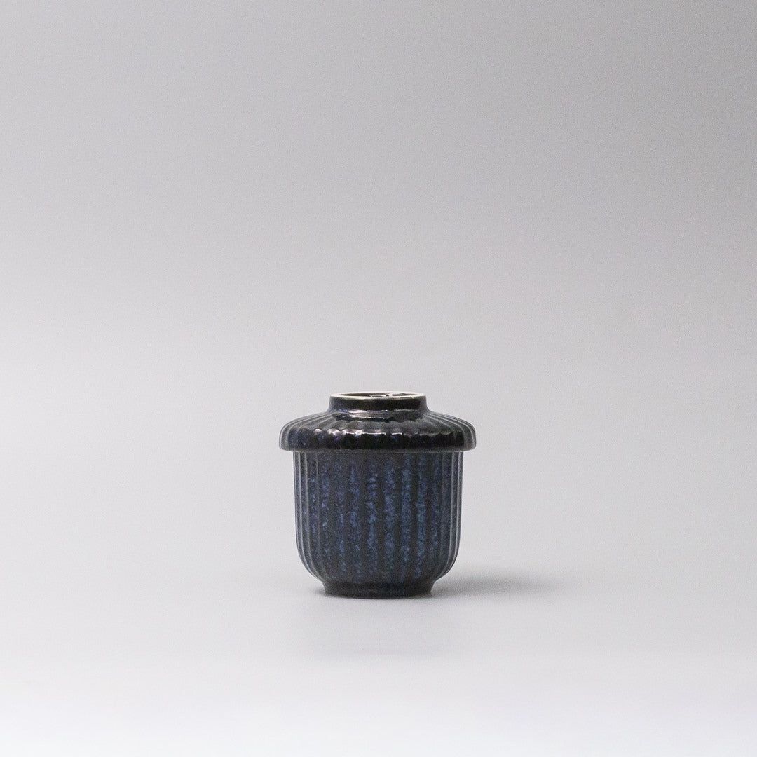 Cup Chawanmushi 170ml Indigo Blue Glaze V637-C1055