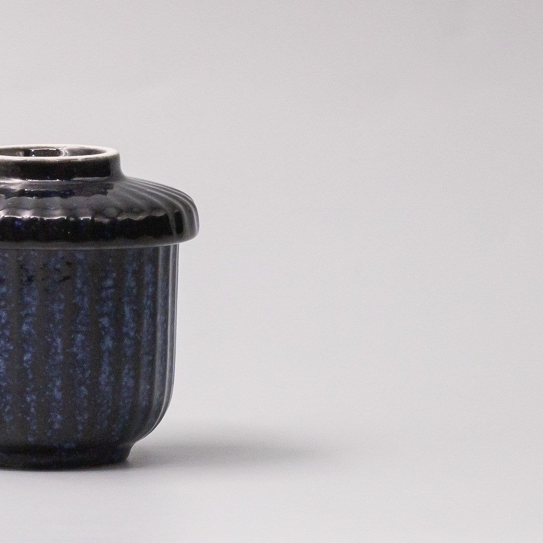 Cup Chawanmushi 170ml Indigo Blue Glaze V637-C1055