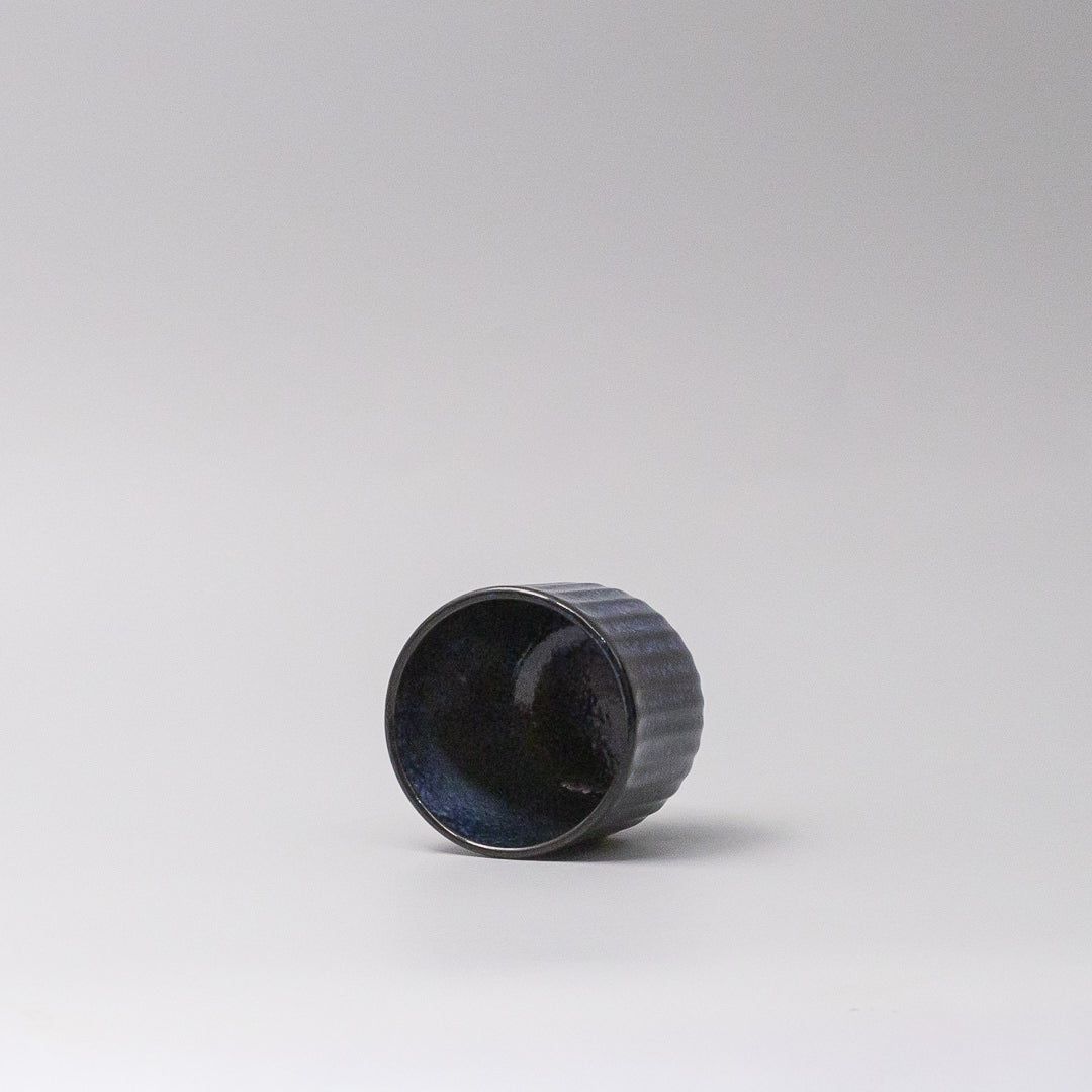 Cup Chawanmushi 170ml Indigo Blue Glaze V637-C1055
