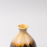 Sake Jug 300ml Black Gloss Sunflower Drip Glaze V637-C1056