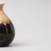 Sake Jug 300ml Black Gloss Sunflower Drip Glaze V637-C1056