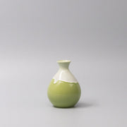 Sake Jug 300ml Pistachio White Drip V637-C1058
