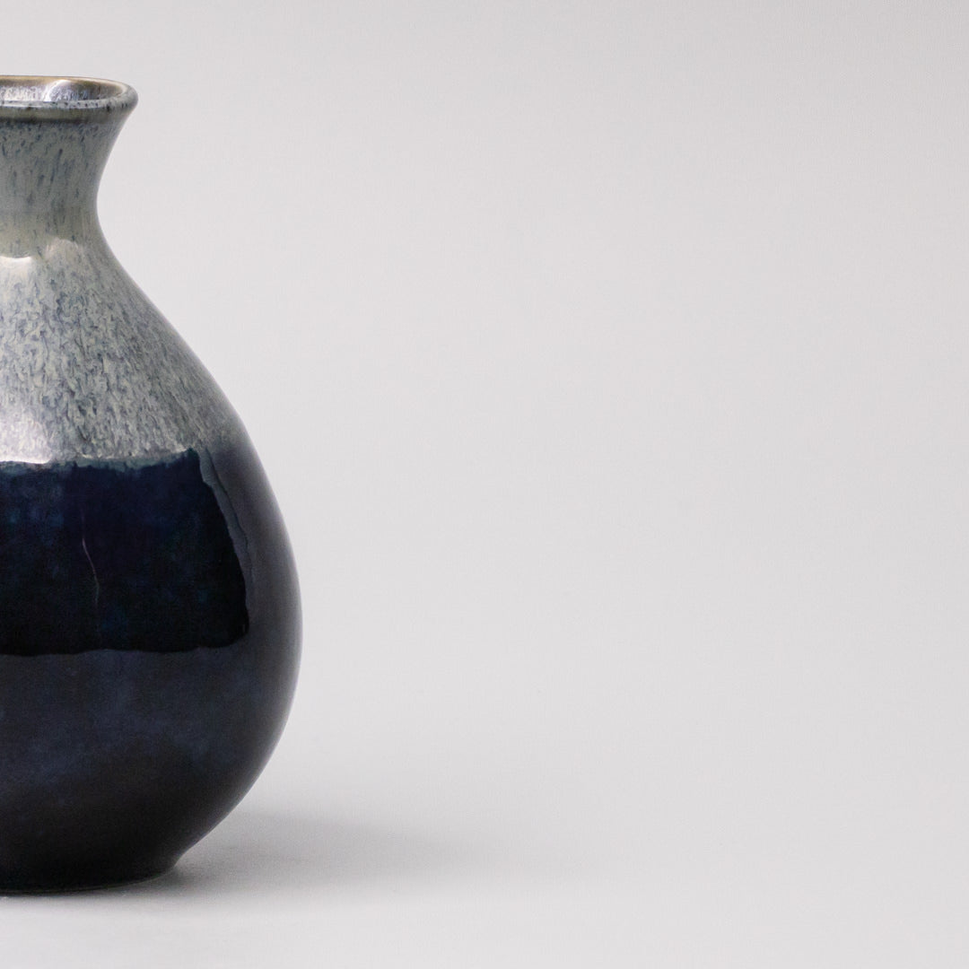 Sake Jug 300ml Denim Drip Glaze V637-C1061