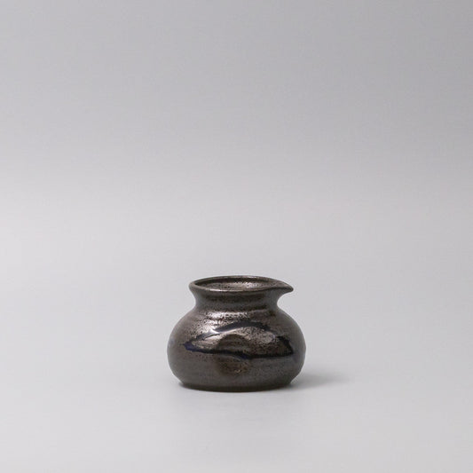 Pourer 120ml Metallic Black Blue Drip Glaze V637-C1062