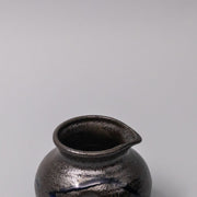 Pourer 120ml Metallic Black Blue Drip Glaze V637-C1062
