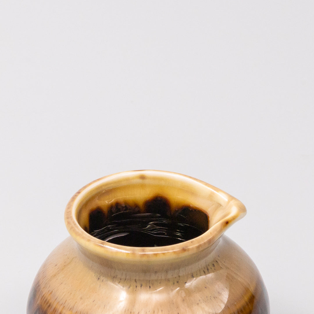 Pourer 120ml Chesnut Gloss Sunflower Drip Glaze V637-C1063