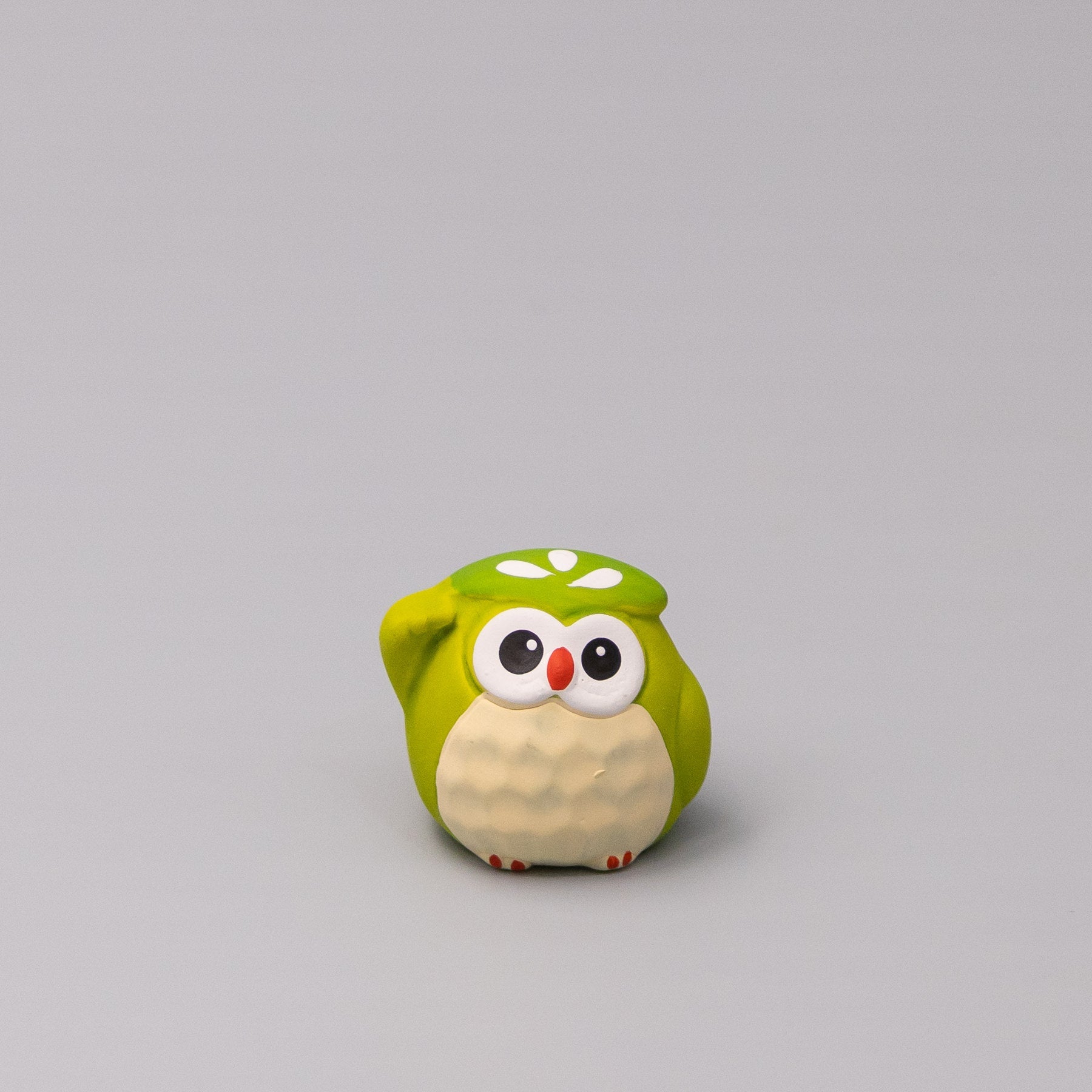 Okimono Lucky Matcha Owl V637-C1070A