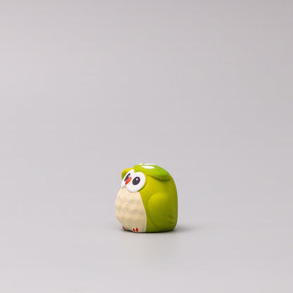 Okimono Lucky Matcha Owl V637-C1070A
