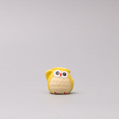 Okimono Lucky Honey Owl V637-C1070B