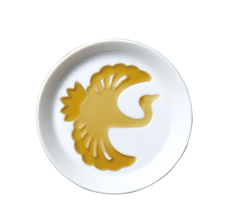 Sauce Dish Silhouette Crane V637-C1075