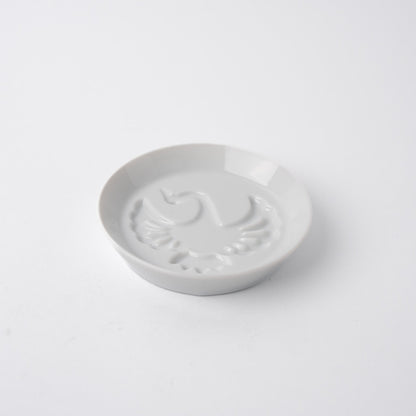 Sauce Dish Silhouette Crane V637-C1075