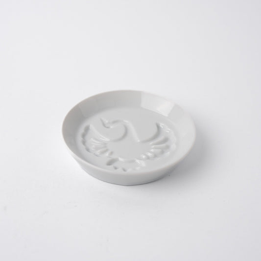 Sauce Dish Silhouette Crane V637-C1075