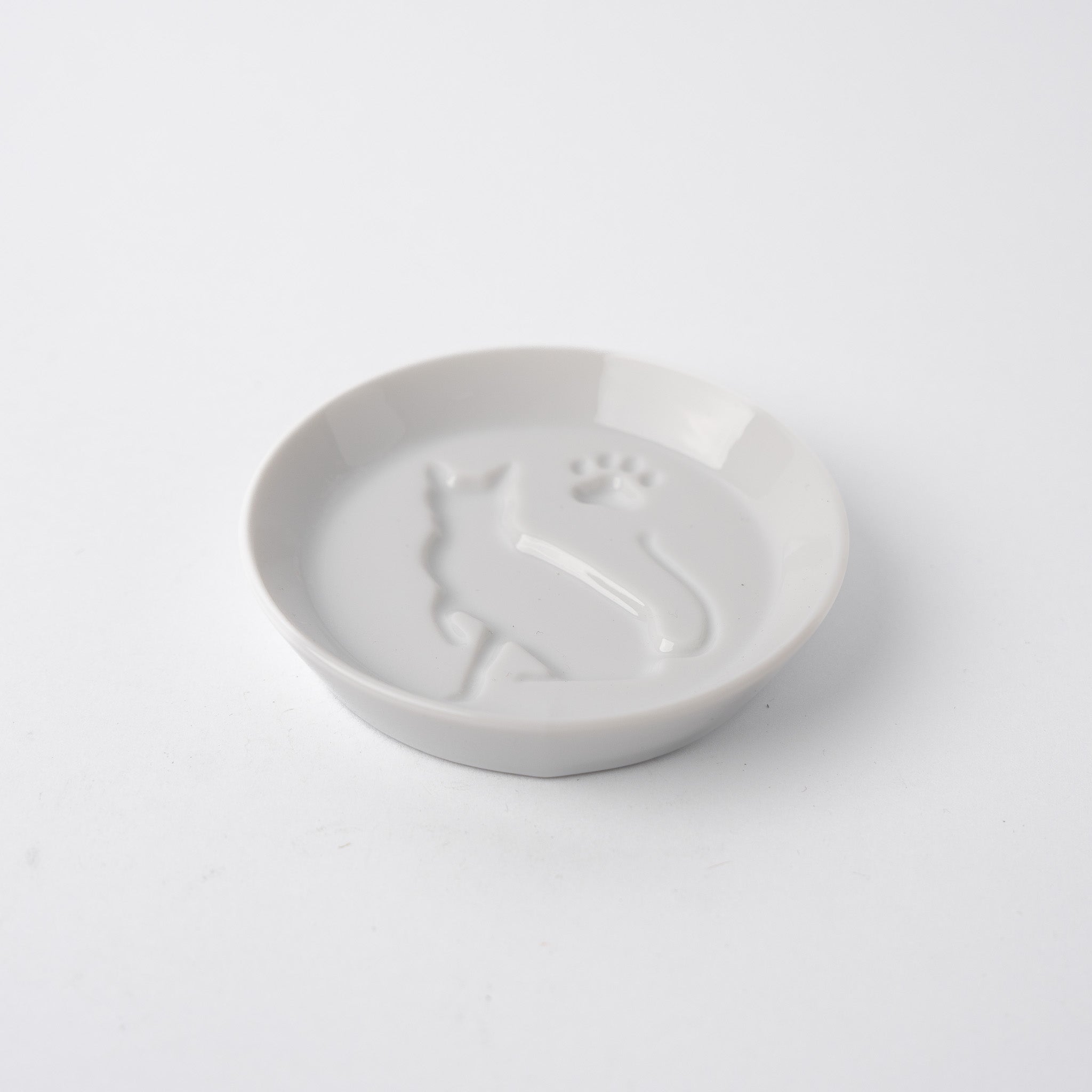 Sauce Dish Silhouette Cat V637-C1076