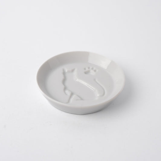 Sauce Dish Silhouette Cat V637-C1076
