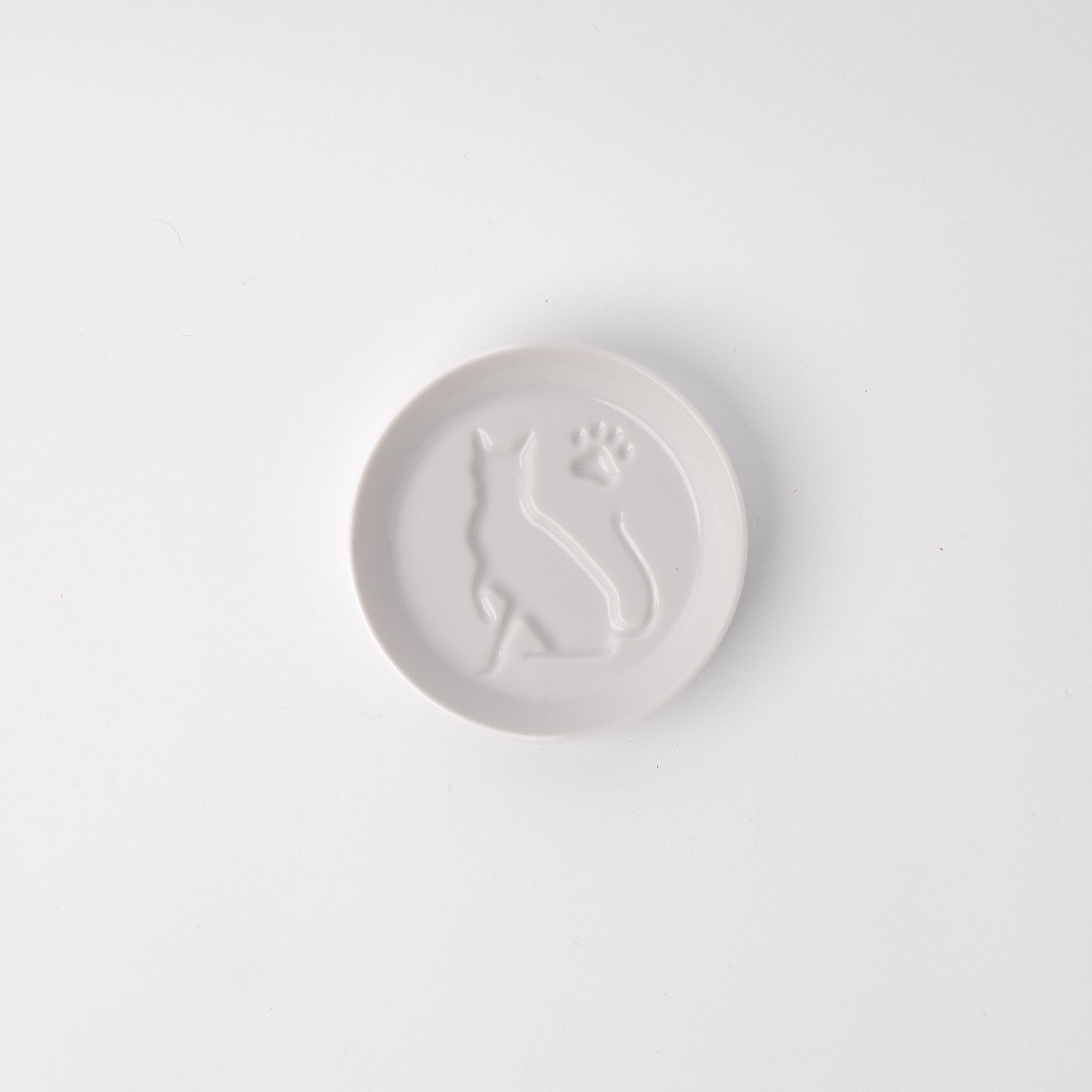 Sauce Dish Silhouette Cat V637-C1076