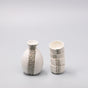 Sake Set for Four 330ml White Abacus Glaze V637-C1093