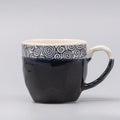 Mug in a Gift Box 260ml Navy Spiral Band Glaze V637-C1106