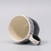 Mug in a Gift Box 260ml Navy Spiral Band Glaze V637-C1106