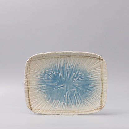 Sushi Platter 25.8x19.8cm Okinawa Glaze V637-C1116