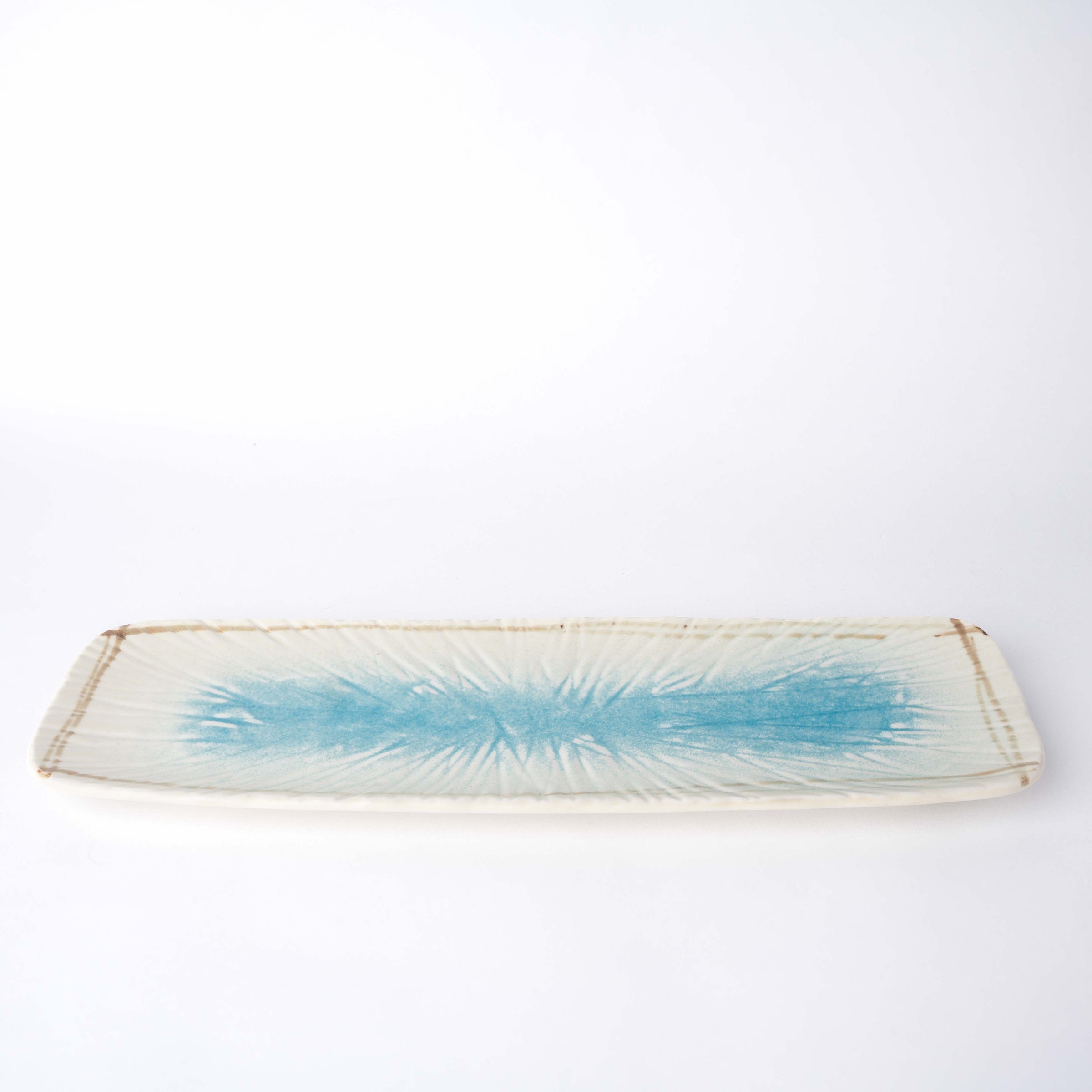 Sashimi Platter 35.2cm Okinawa Glaze V637-C1117
