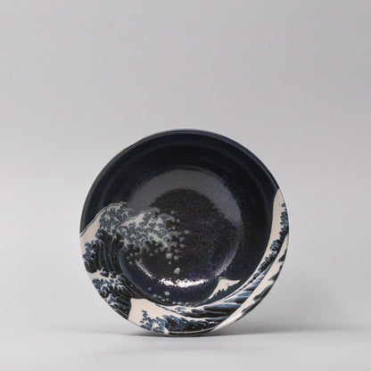 Rice Bowl 15cm Hokusai Great Wave Design V637-C1143