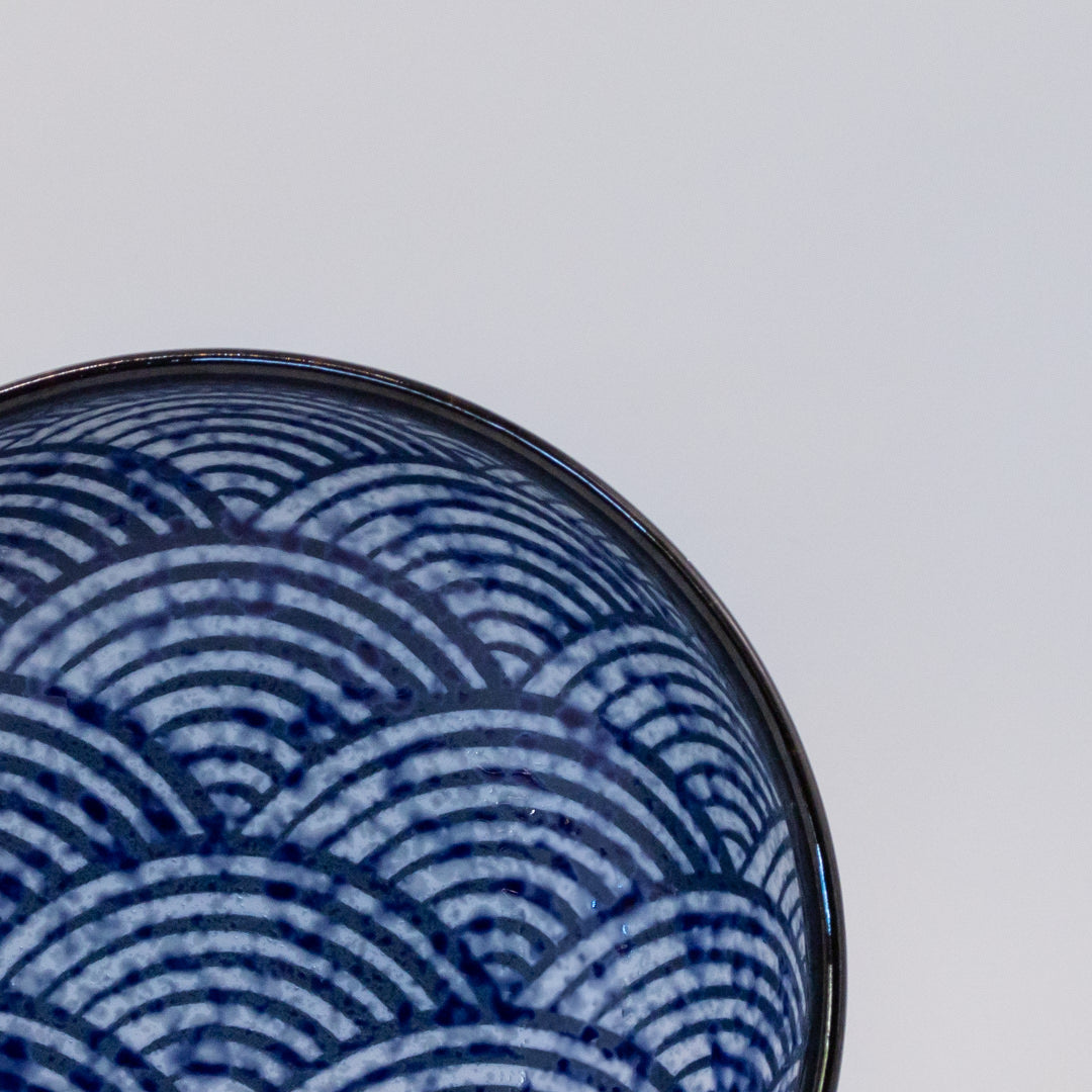 Bowl 17cm Blue Wave Design V637-C1156