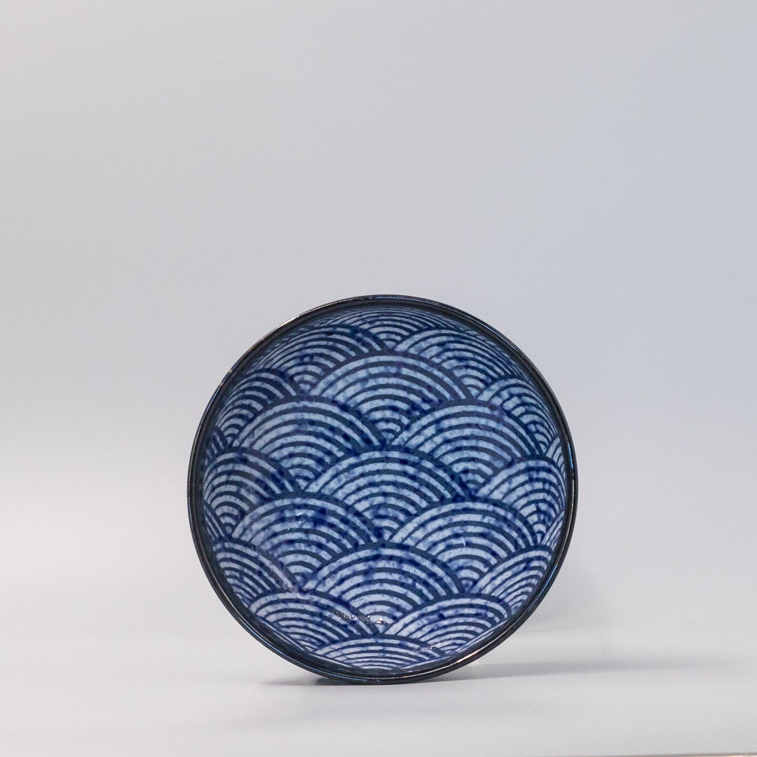 Bowl 17cm Blue Wave Design V637-C1156
