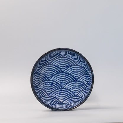 Bowl 17cm Blue Wave Design V637-C1156