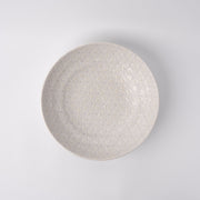 Pasta Bowl Flat 23cm White Star Glaze V637-C1159