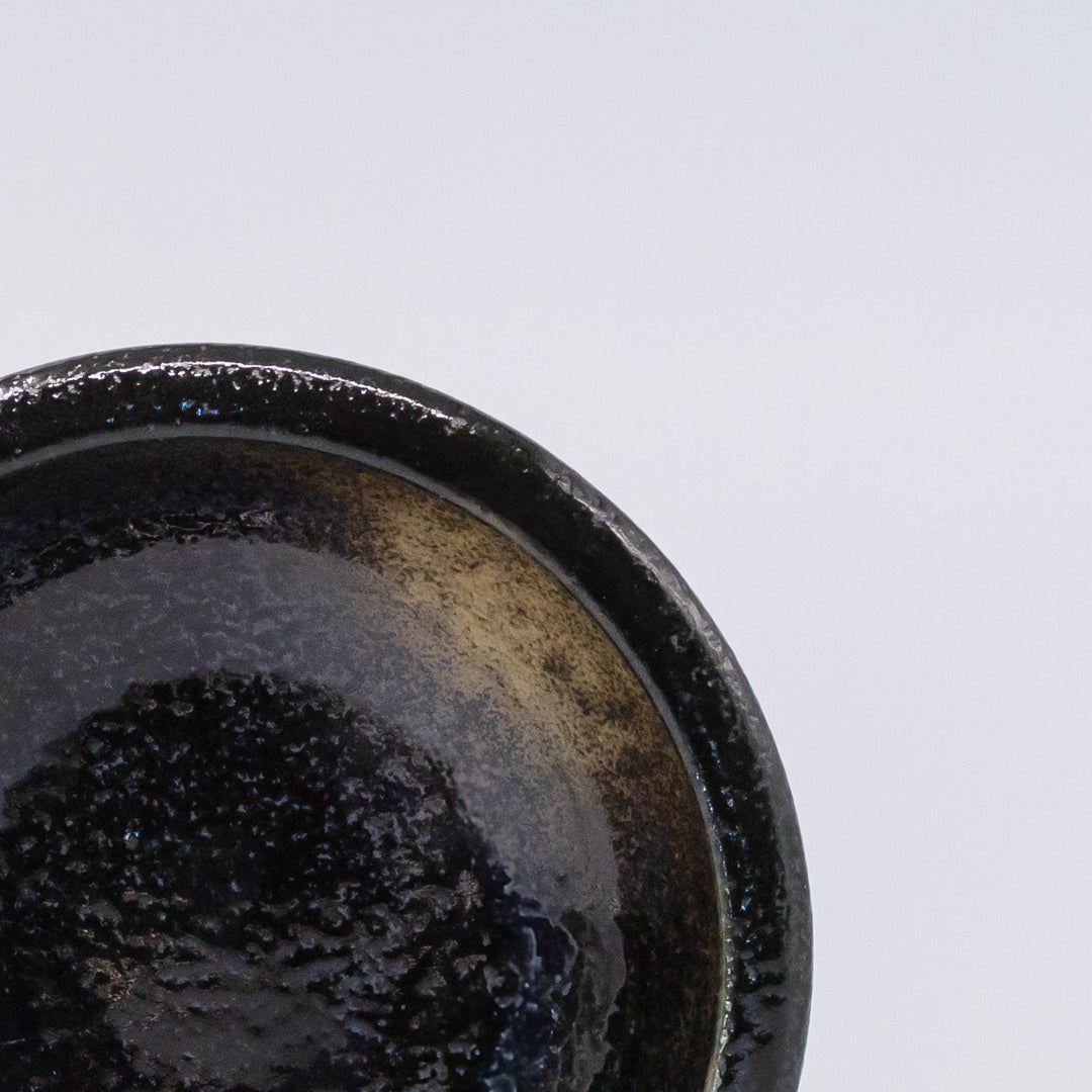 Bowl 12cm Gold Brush Glaze V637-C1168