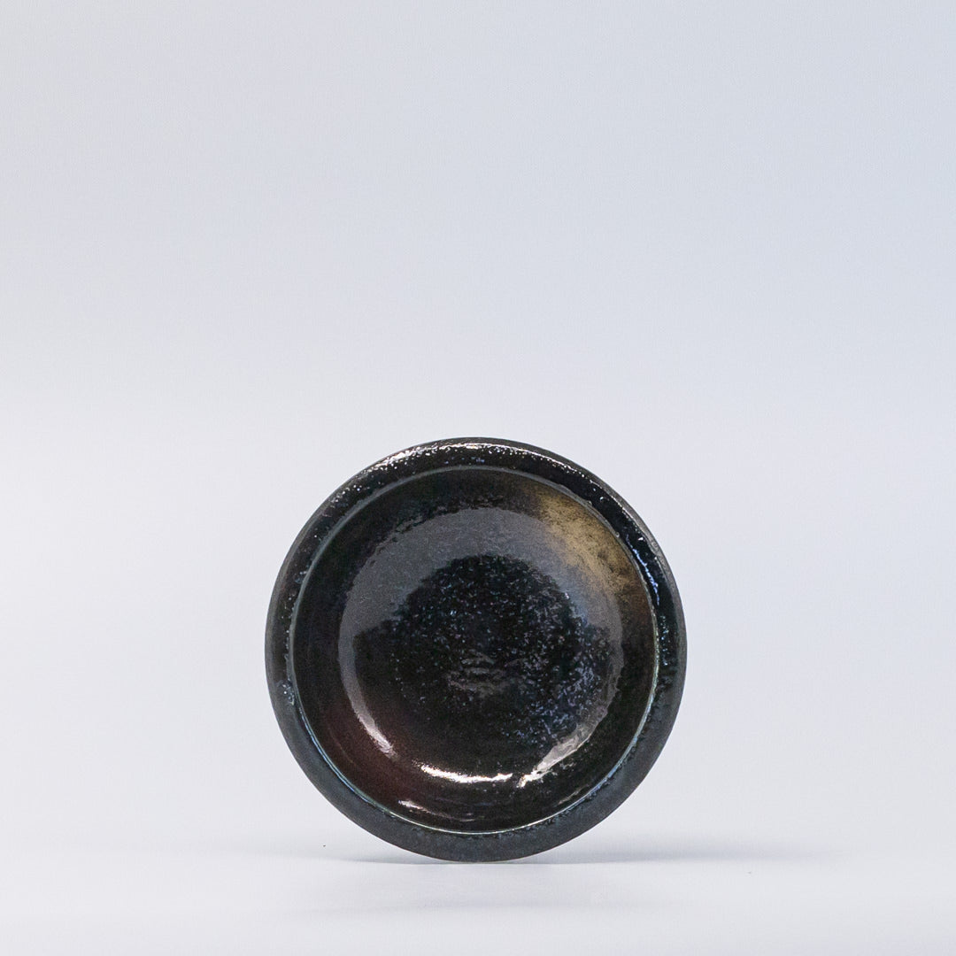 Bowl 12cm Gold Brush Glaze V637-C1168