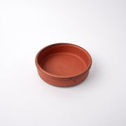Orange Donabe 13cm Oven Dish High Side V637-C1187
