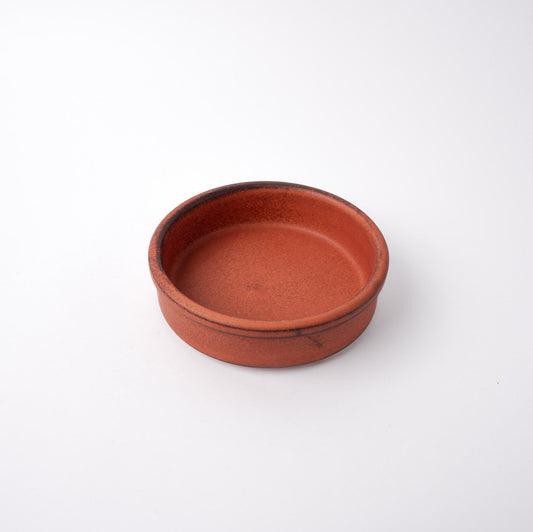 Orange Donabe 13cm Oven Dish High Side V637-C1187