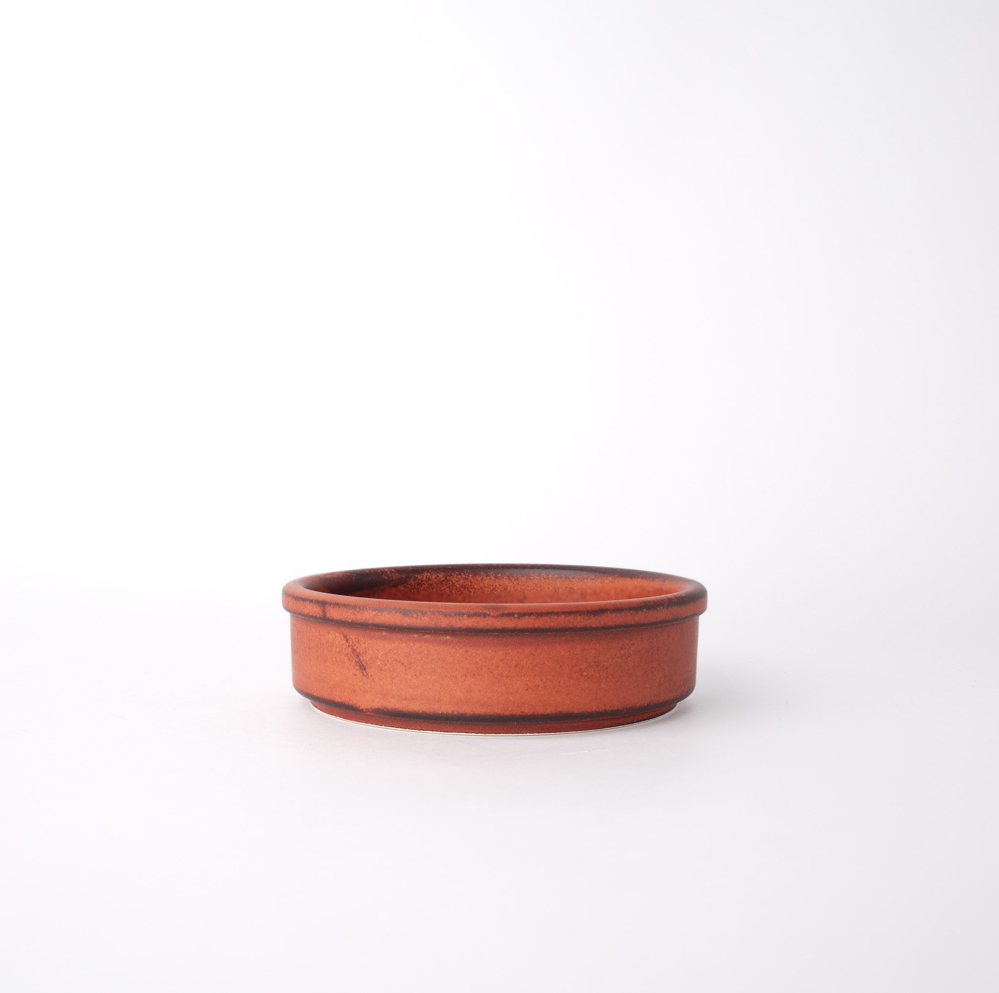 Orange Donabe 13cm Oven Dish High Side V637-C1187
