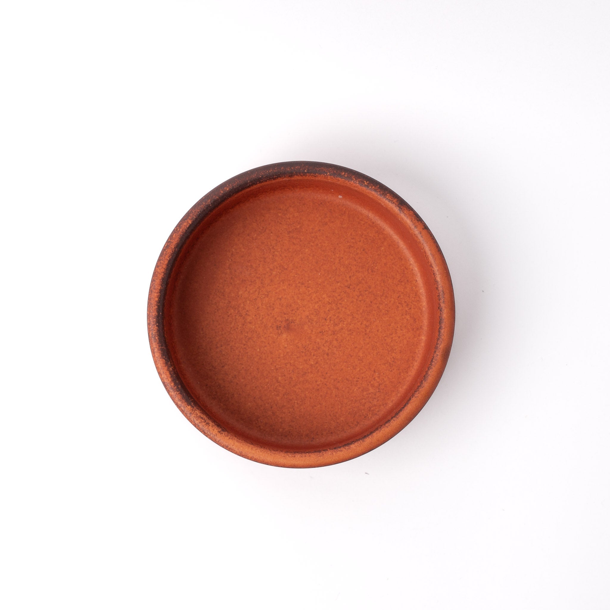 Orange Donabe 13cm Oven Dish High Side V637-C1187