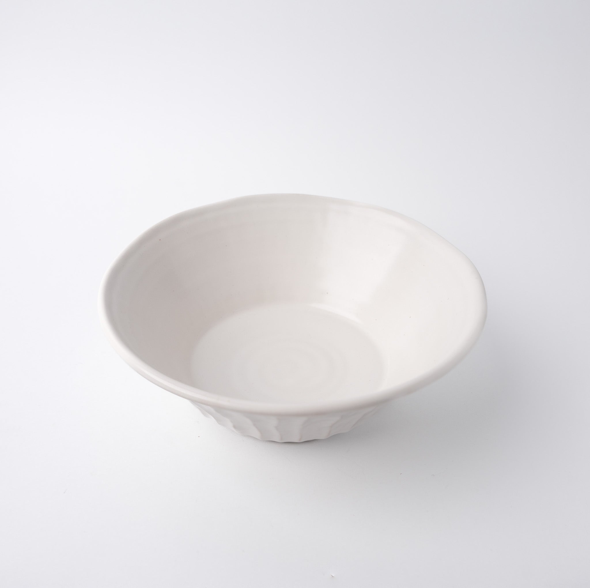 Bowl 21cm Shinogi White Wash Glaze V637-C1196