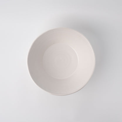 Bowl 21cm Shinogi White Wash Glaze V637-C1196