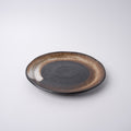 Plate 24cm Brushstroke Black V637-C1208