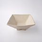 Fluted Bowl Square 21x21cm Oatmeal Glaze V637-C1210