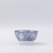 Bowl 16cm Thatched Navy Design V637-C1222