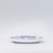 Plate 18cm Thatched Navy Design V637-C1224