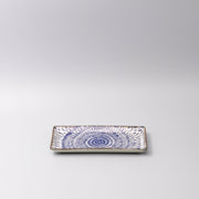 Sushi Plate 25cm Speckled Swirl Design V637-C1227