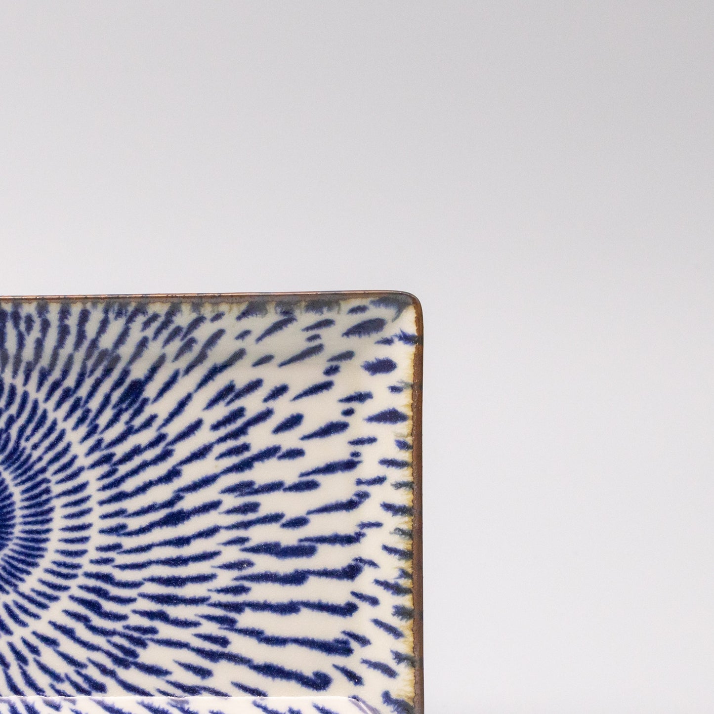 Sushi Plate 25cm Speckled Swirl Design V637-C1227