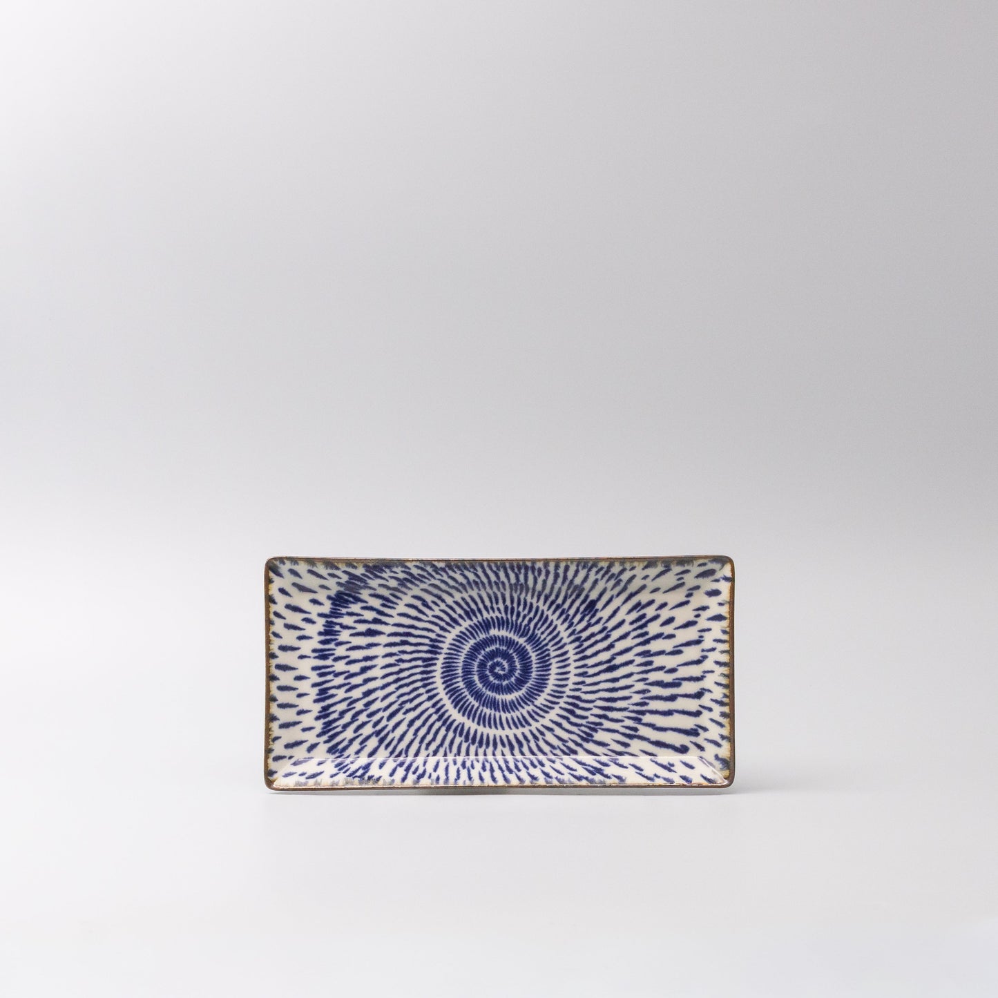 Sushi Plate 25cm Speckled Swirl Design V637-C1227