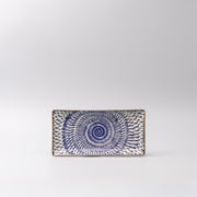 Sushi Plate 25cm Speckled Swirl Design V637-C1227